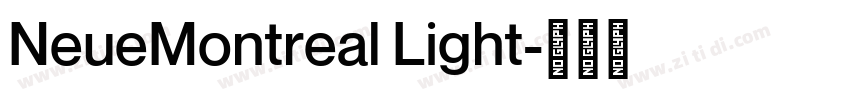 NeueMontreal Light字体转换 NeueMontreal Light字体转换